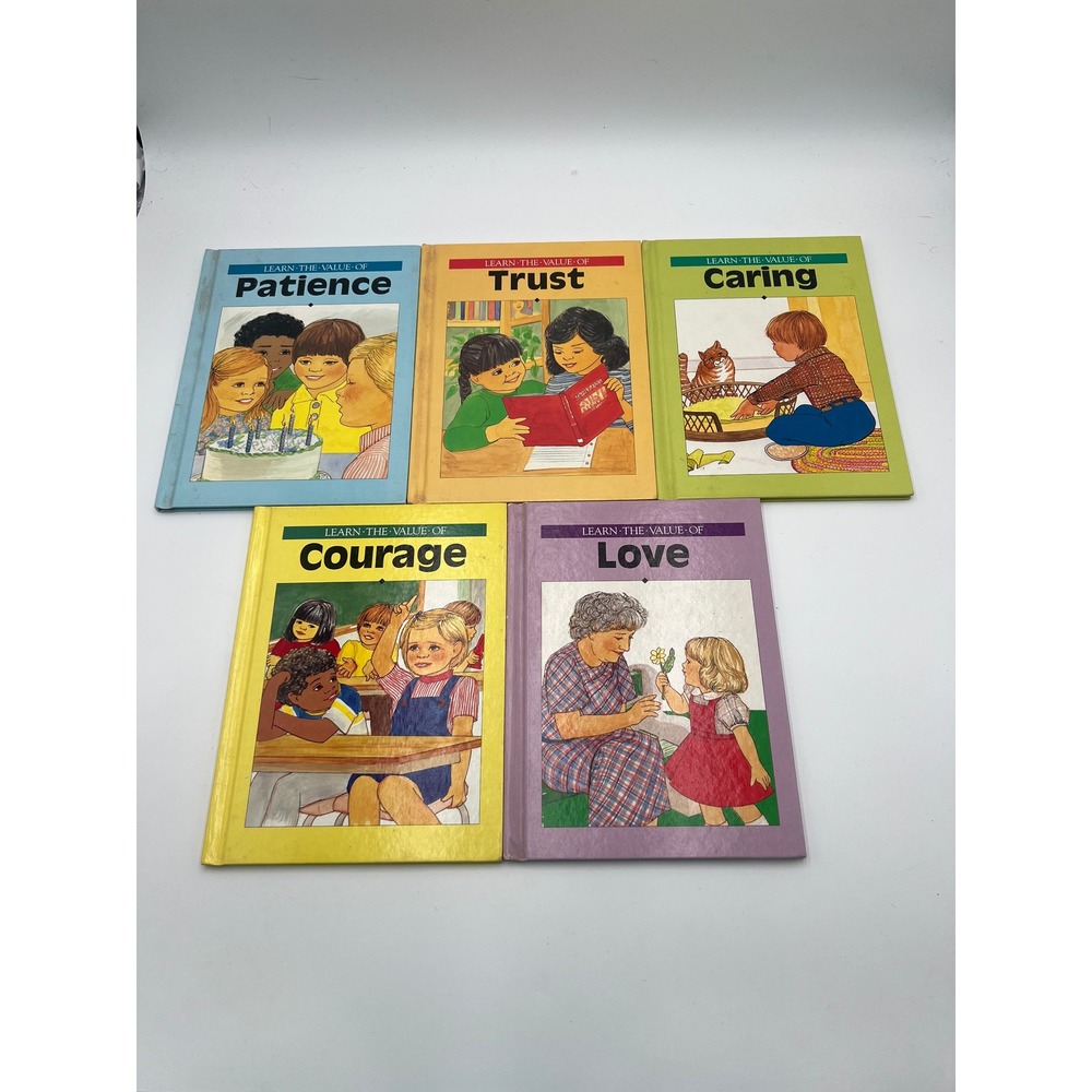 Learn the Value of Series Vintage 1987 Children's Books Set of 5 Guideposts